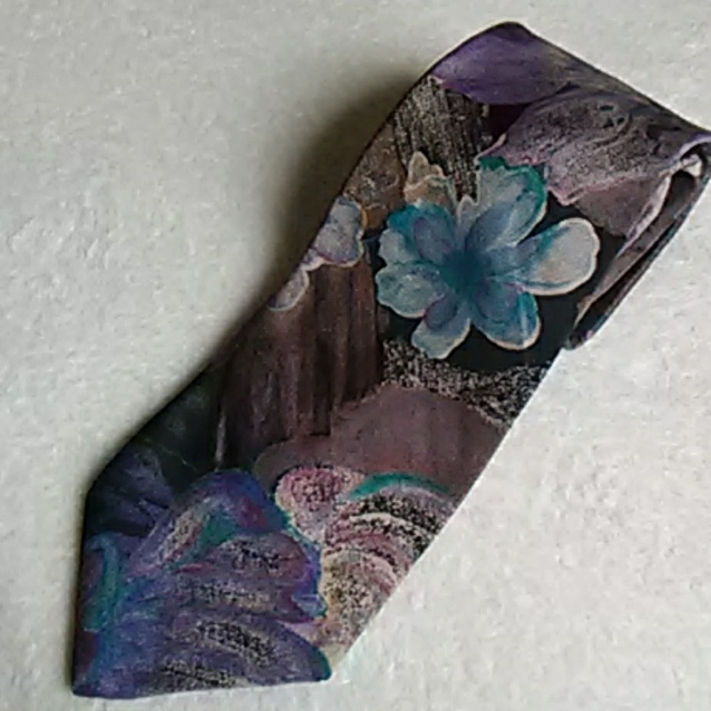 VTG 90'S Florenzi Floral Tie GUC Nice